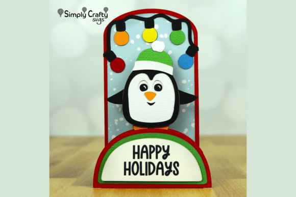 Download Christmas Penguin Friend Card SVG - Premium Resources
