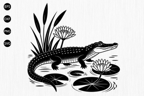 Download Alligator Svg, Crocodile SVG Files - Crocodile svg Collection