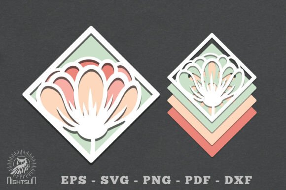 Download Flowers Layered Papercut SVG 5 - Premium Bundle