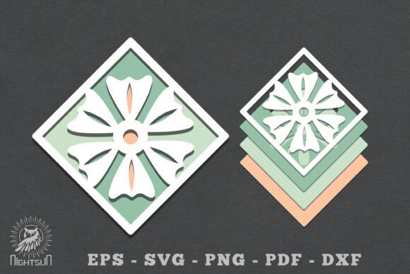 Download Flowers Layered Papercut SVG 8 - Premium Resources