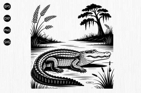 Download Alligator Svg, Crocodile SVG Files - Crocodile svg Collection