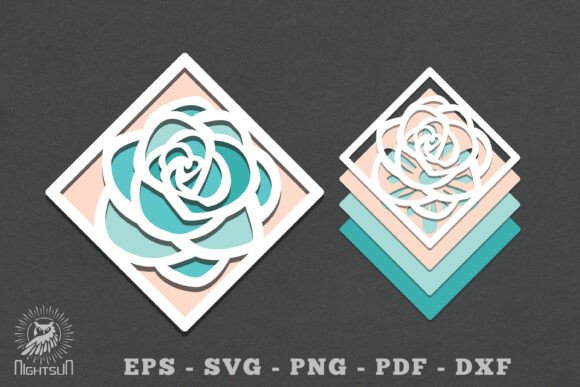 Download Flowers Layered Papercut SVG 6 - Premium Resources