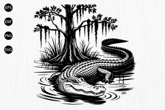 Download Alligator Svg, Crocodile SVG Files - Crocodile svg Collection