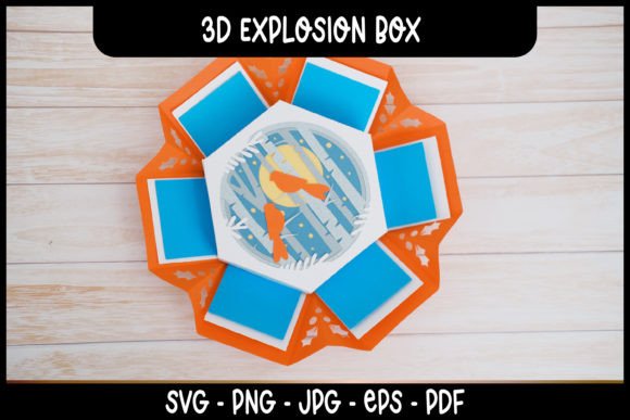 Download Explosion Box Template SVG,Christmas Box - Christmas box Collection