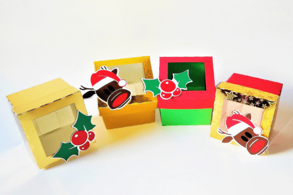 Download CHRISTMAS BOX. SVG Templates. - Premium Resources